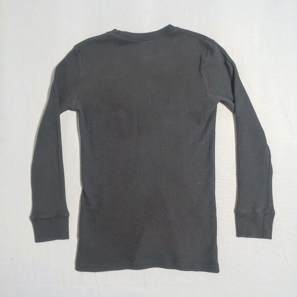 Fox knitted crew neck sweater girl size M black with graphic design - Picture 3 of 8